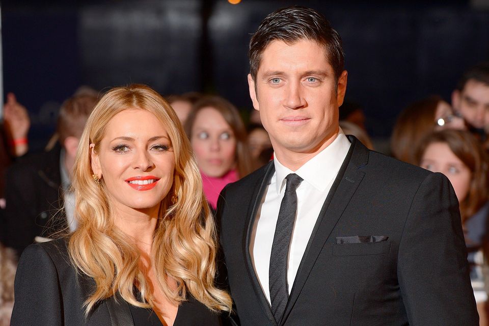 Vernon Kay and Tess Daly. Photo: Dominic Lipinski
